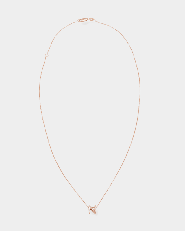 Diamond Love Letter Necklace